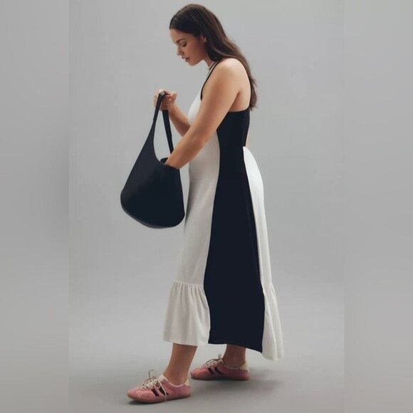 NWT Size S - Anthropologie Cotton Racer Midi Dress (NWT US$ 110) - Picture 5 of 14